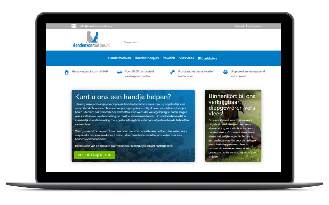 Hondenvoer Online